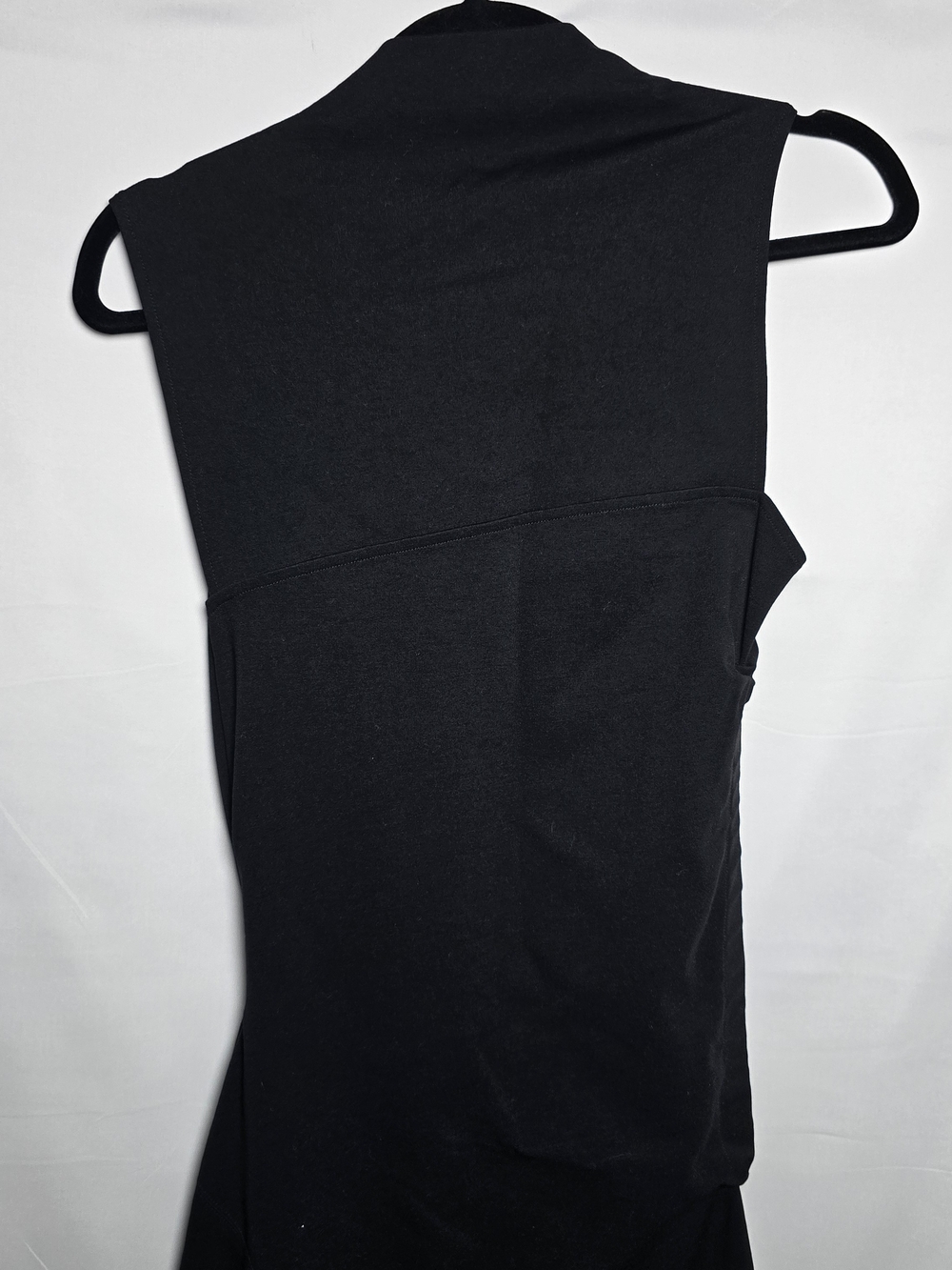 NWT Victoria Beckham Asymetrical Black Sleeveless Maxi Dress Evening - Picture 6 of 11